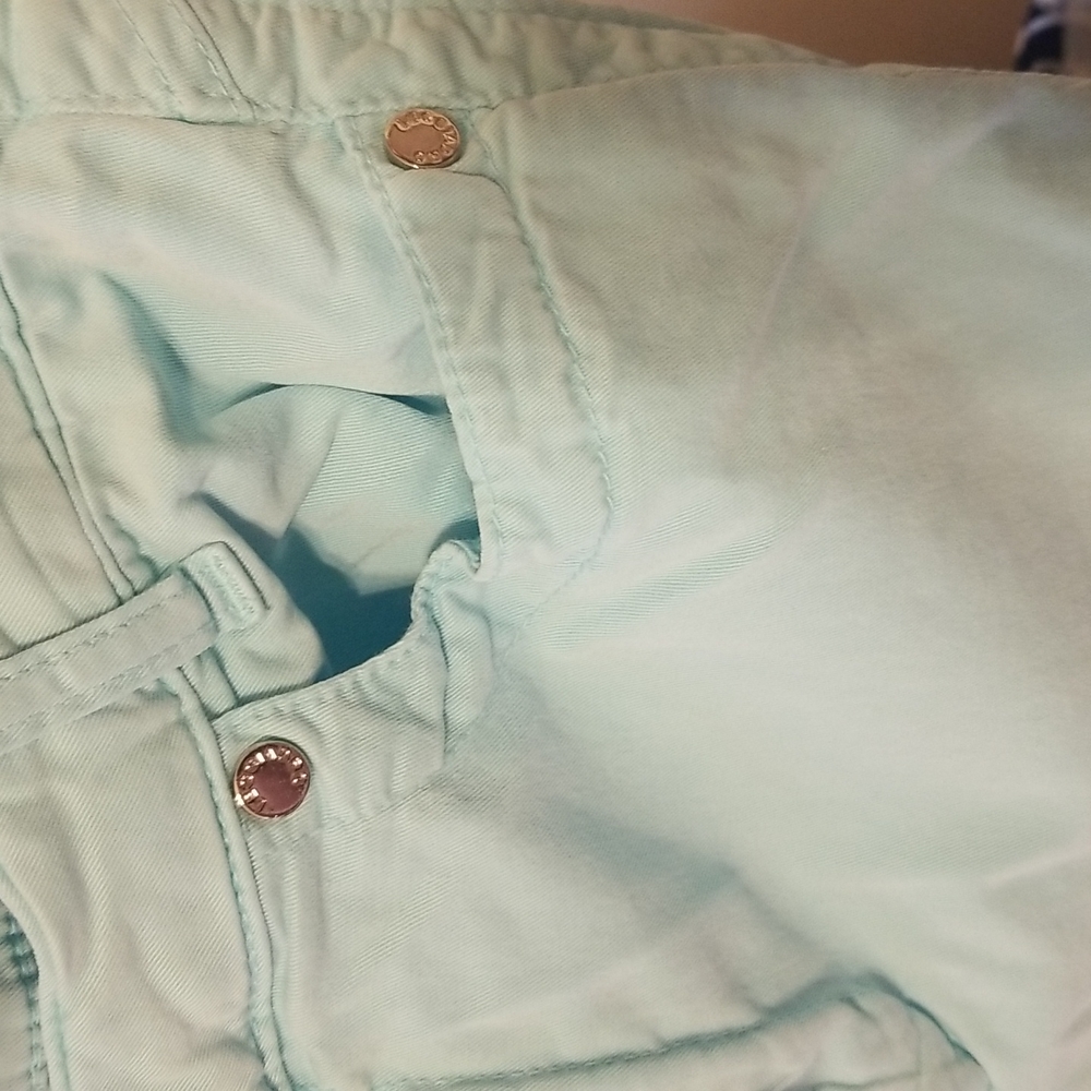Leggiardro women's mint green pants - Picture 4 of 10